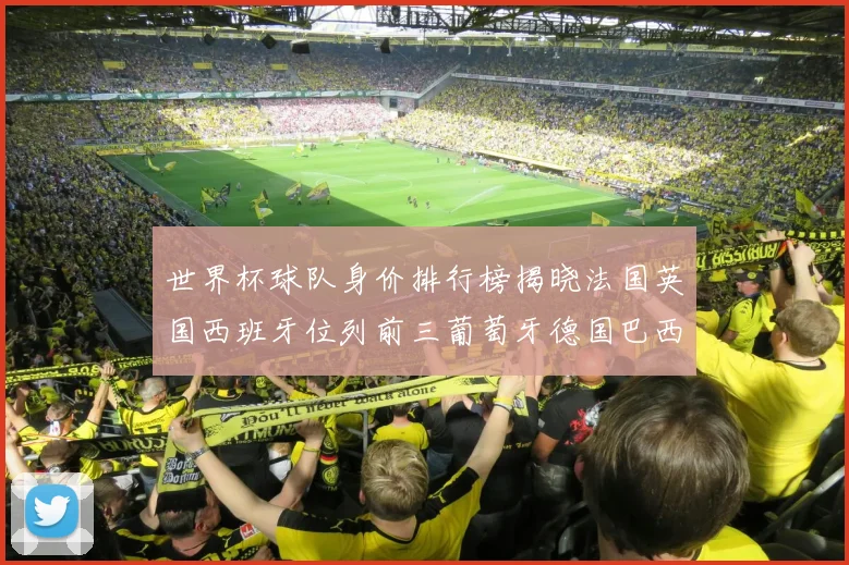 世界杯球队身价排行榜揭晓法国英国西班牙位列前三葡萄牙德国巴西身价均超九亿欧元